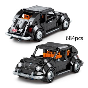 لگو تکنیک ماشین کلاسیک مدل Technics Classic Das Auto Kevers Auto Moc Bouwsteen Monteren_اسباب بازی